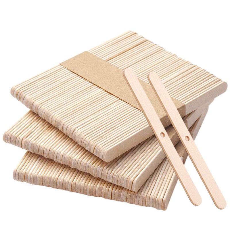 ANTUNIHOD Wooden Candle Wick Holders Pack of 150pcs Wick Centering Devices Candle Wick Bars for Candle Making â€¦ (4.5inch - 150pcs) - Image 1